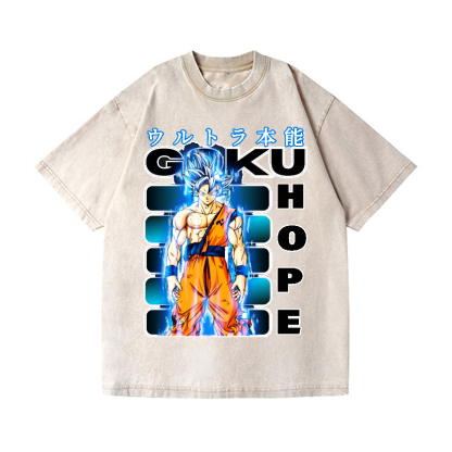 Dragon Ball Son Goku Vintage Wash Japanese Design T-Shirt