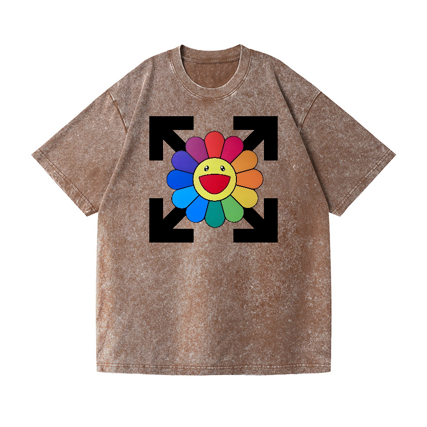 Sunflower TM Vintage Wash Japanese Design T-Shirt