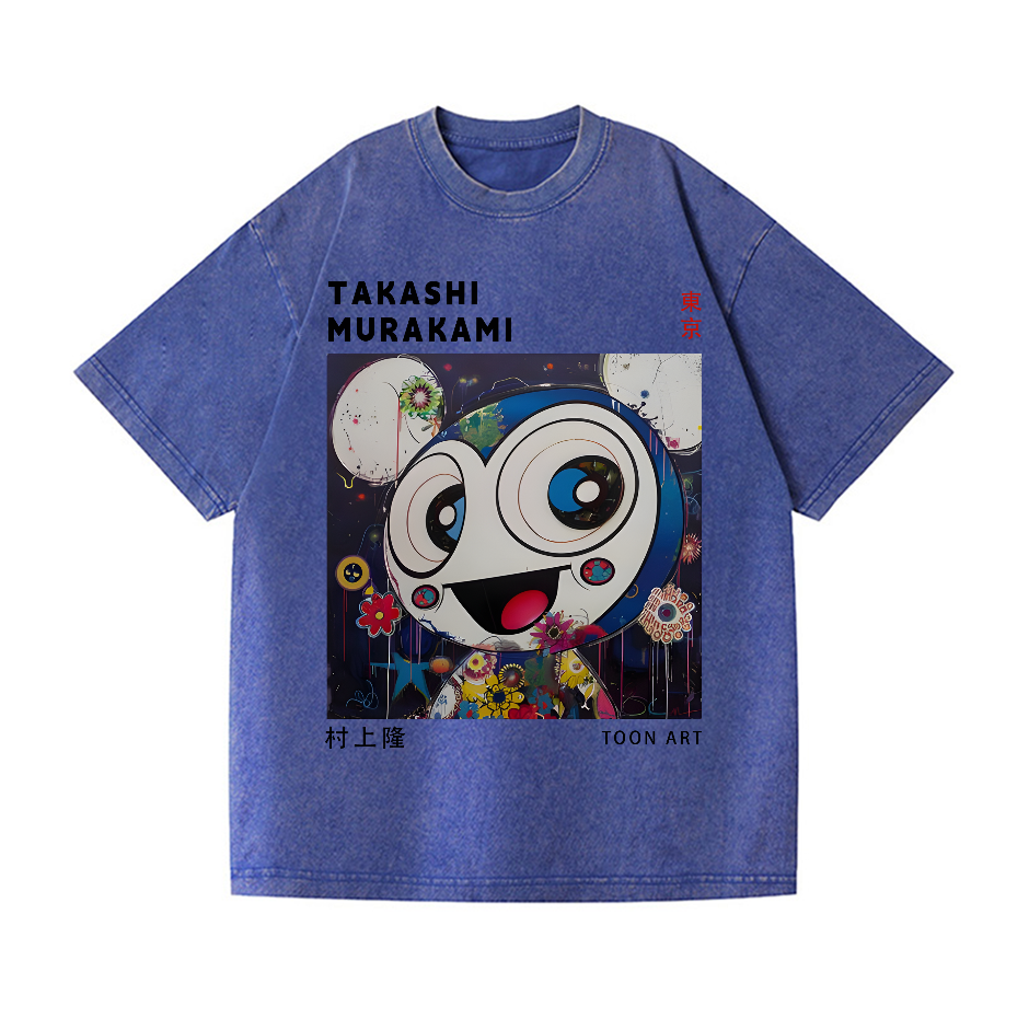 Toon Art TM Vintage Wash Japanese Design T-Shirt