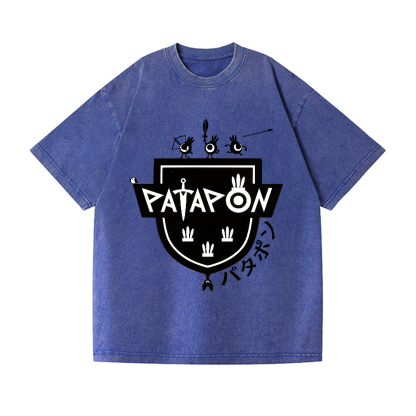 Patapon Vintage Wash Japanese Design T-Shirt