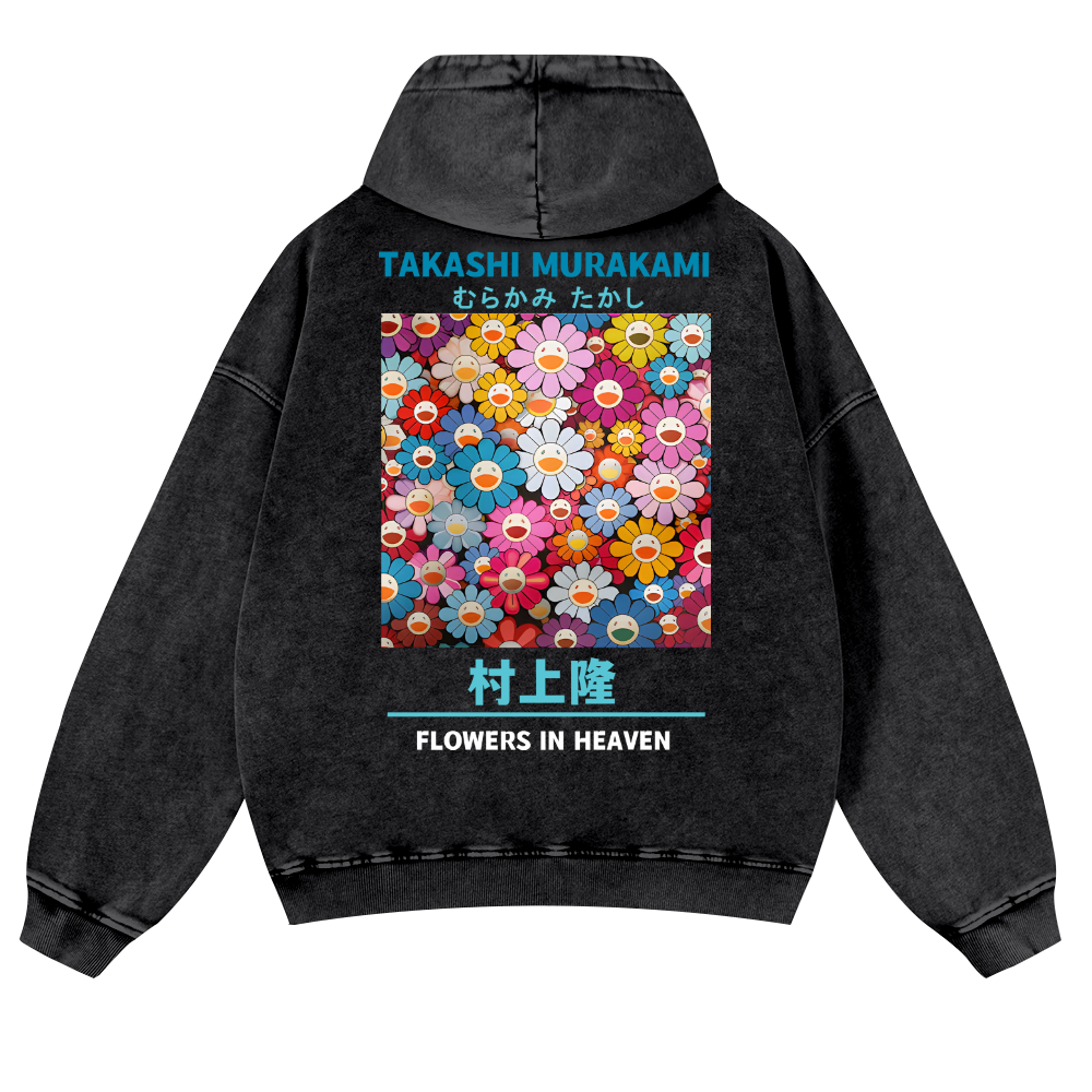 TM Vintage Washed Cotton Back Art Hoodie