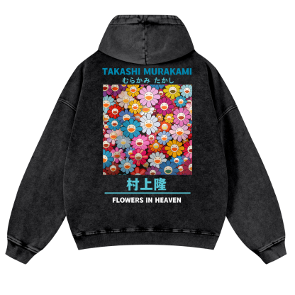 TM Vintage Washed Cotton Back Art Hoodie