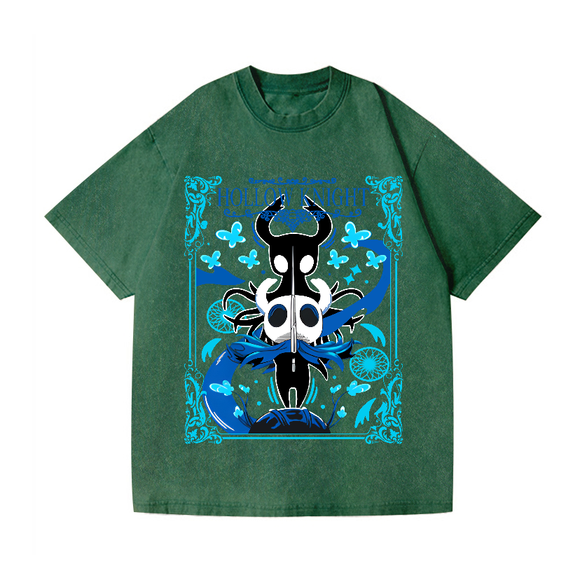 Hollow Knight Vintage Wash Japanese Design T-Shirt
