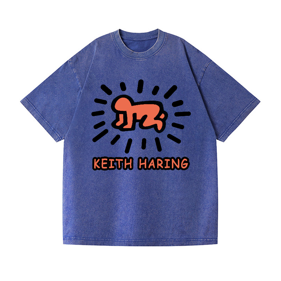 Keith Haring Vintage Wash Japanese Design T-Shirt