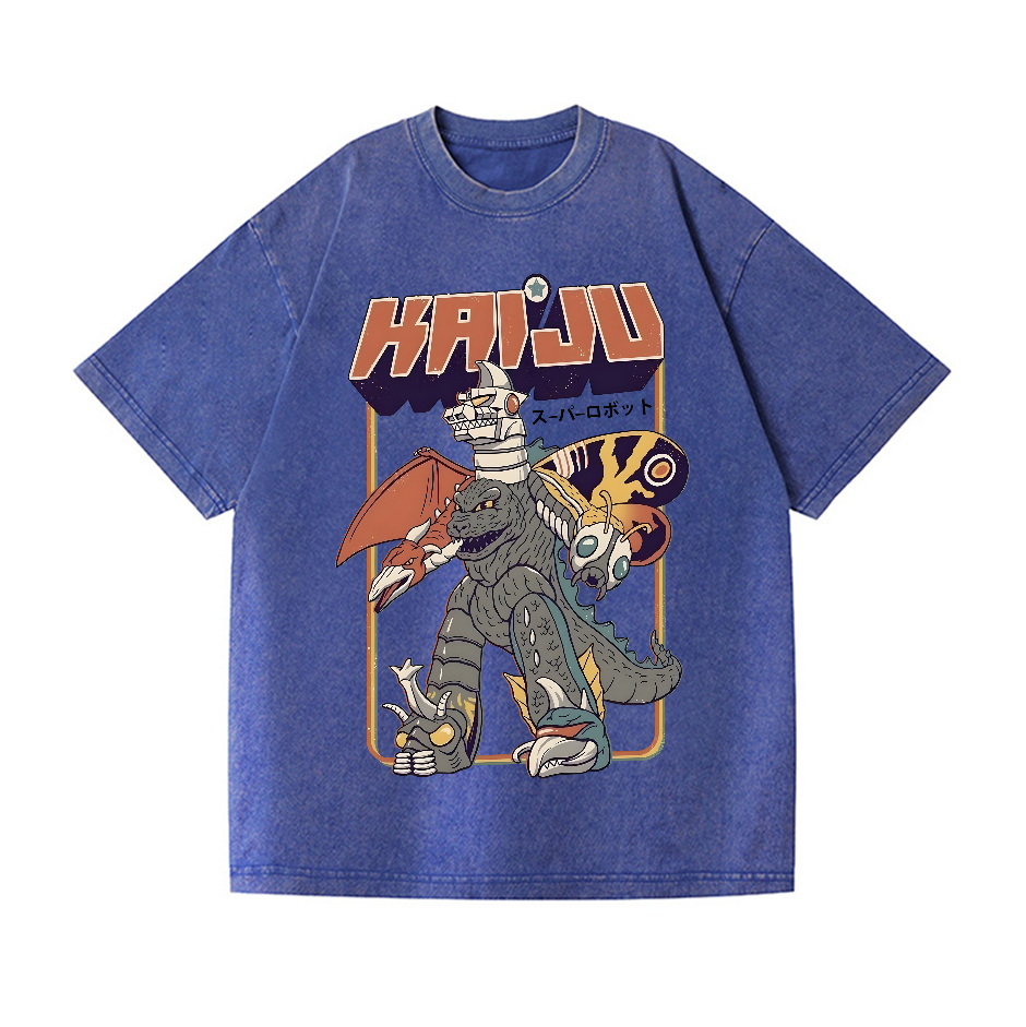 Mazinger Z Vintage Wash Japanese Design T-Shirt