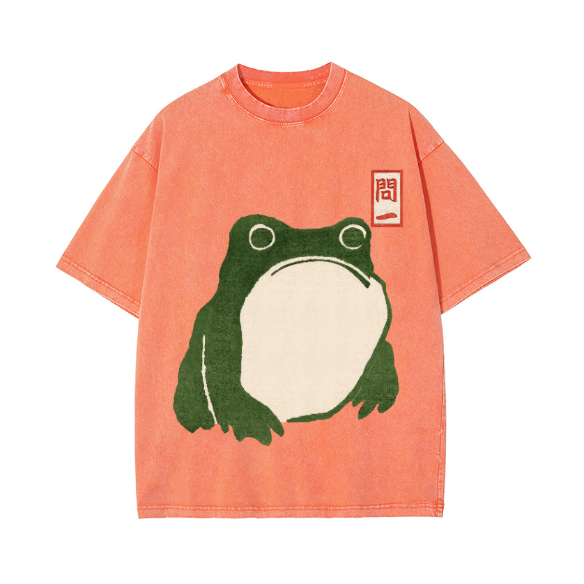 Vintage Wash Japanese Design T-Shirt