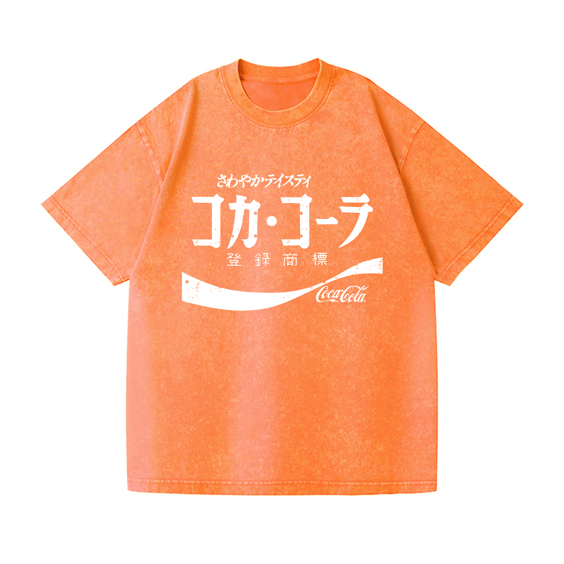 Coca Cola Vintage Wash Japanese Design T-Shirt