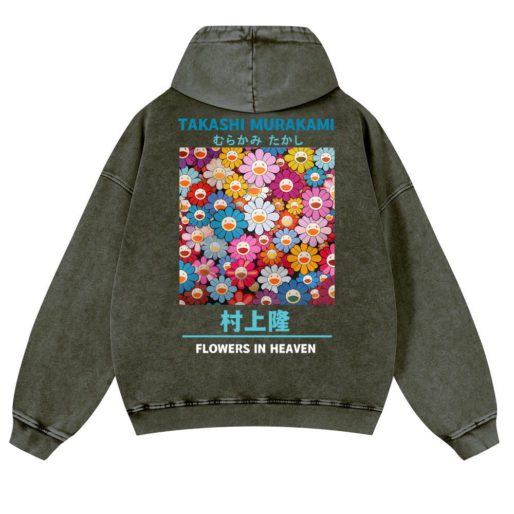 TM Vintage Washed Cotton Back Art Hoodie