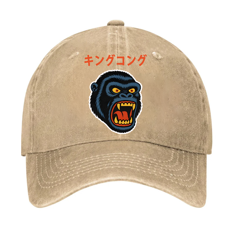 Kaiju King Kong Vintage Cotton Cap