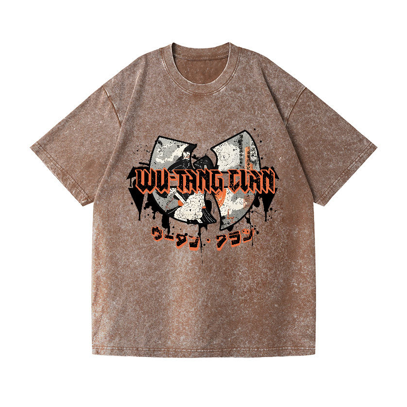 Wu Tang Clan Vintage Wash Japanese Design T-Shirt