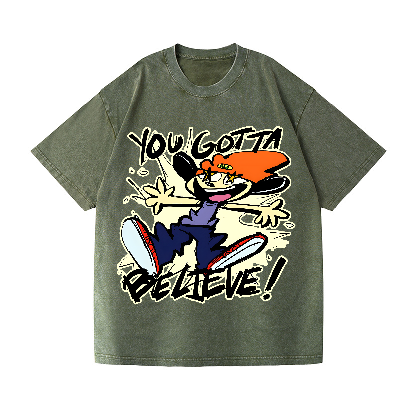 PaRappa the Rapper Vintage Wash Japanese Design T-Shirt