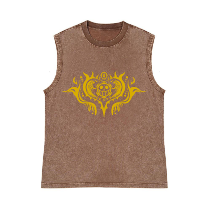 OP Pure Cotton Wash-Dyed Sleeveless Tank Top