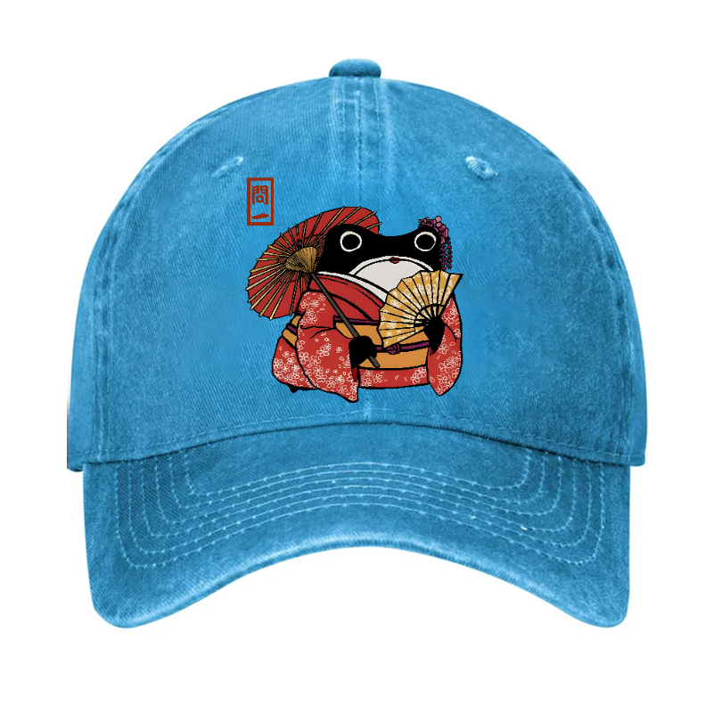 Matsumoto Hoji Frog Vintage Cotton Cap