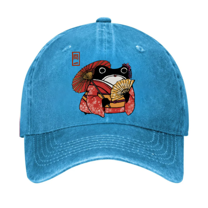 Matsumoto Hoji Frog Vintage Cotton Cap