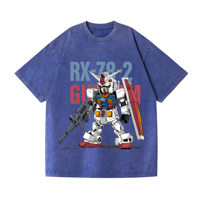 Gundam Vintage Wash Japanese Design T-Shirt