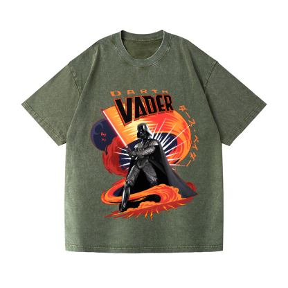 Star Wars Darth Vader Vintage Wash Japanese Design T-Shirt