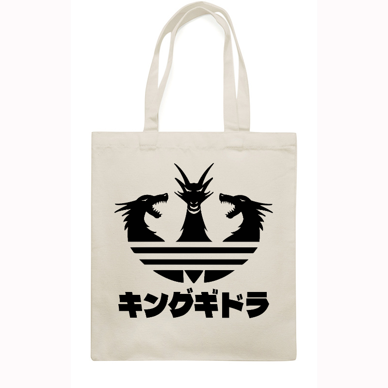 King Ghidorah Kaiju Japanese Style Canvas Tote Bag
