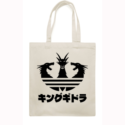 King Ghidorah Kaiju Japanese Style Canvas Tote Bag