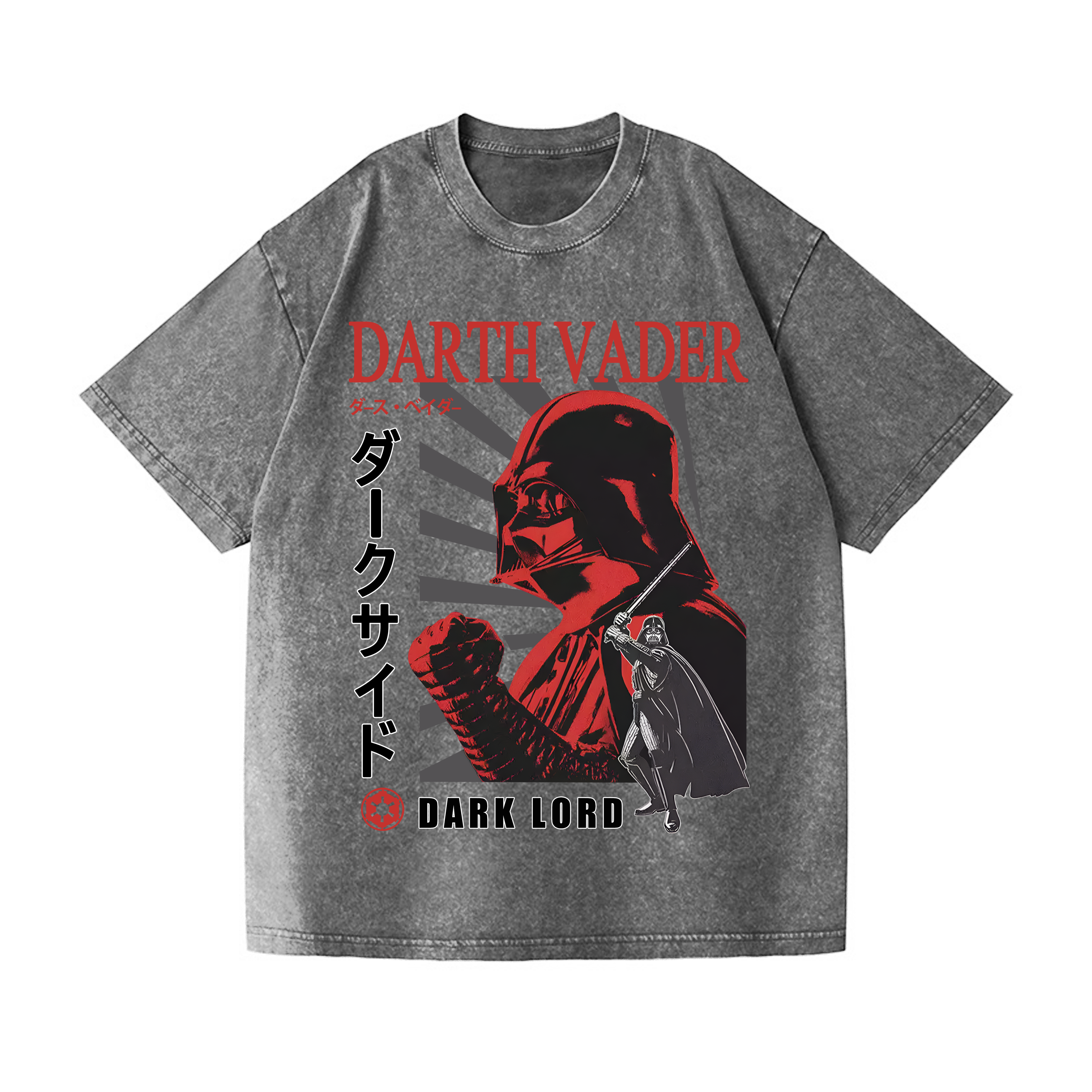Star Wars Darth Vader Vintage Wash Japanese Design T-Shirt