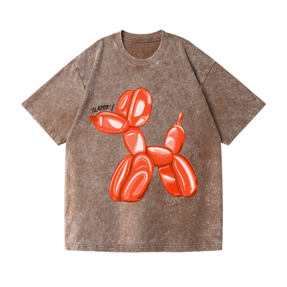 Koons Balloon Dog Vintage Wash Japanese Design T-Shirt