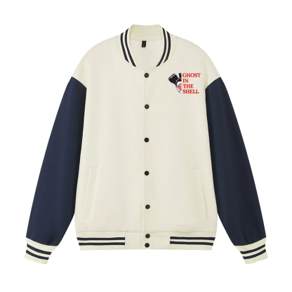 Ghost of the Shell Geisha Vintage Cotton Varsity Jacket