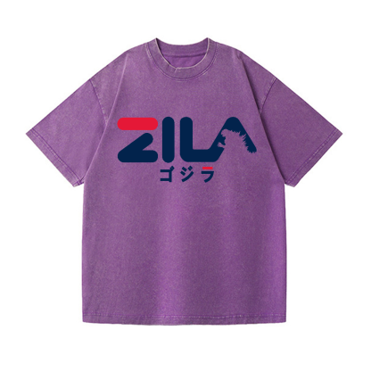 Godzilla Vintage Wash Japanese Design T-Shirt