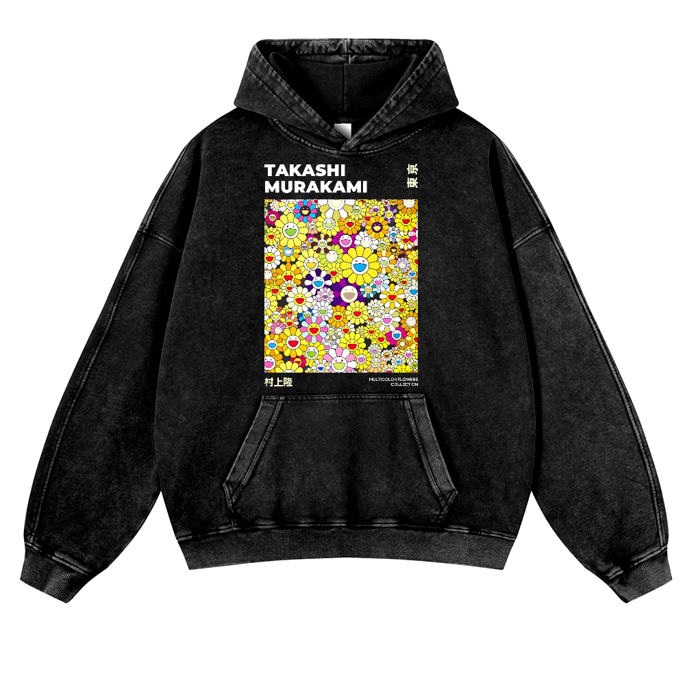 Sunflower TM Vintage Washed Thick Cotton Hoodie