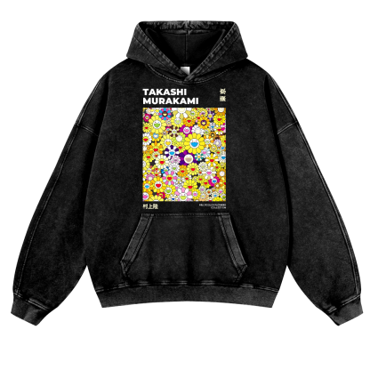 Sunflower TM Vintage Washed Thick Cotton Hoodie
