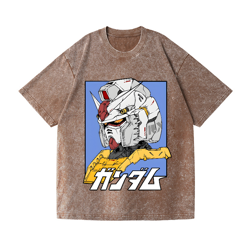 Gundam Vintage Wash Japanese Design T-Shirt