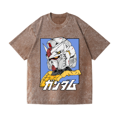 Gundam Vintage Wash Japanese Design T-Shirt