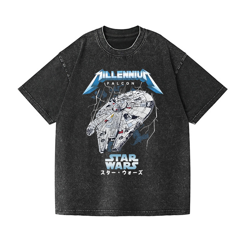 Star Wars Vintage Wash Japanese Design T-Shirt