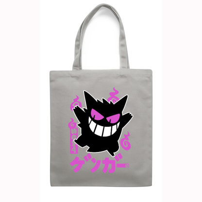 Gengar Japanese Style Canvas Tote Bag