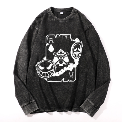 OP Vintage Cotton Wash Crewneck Sweatshirt