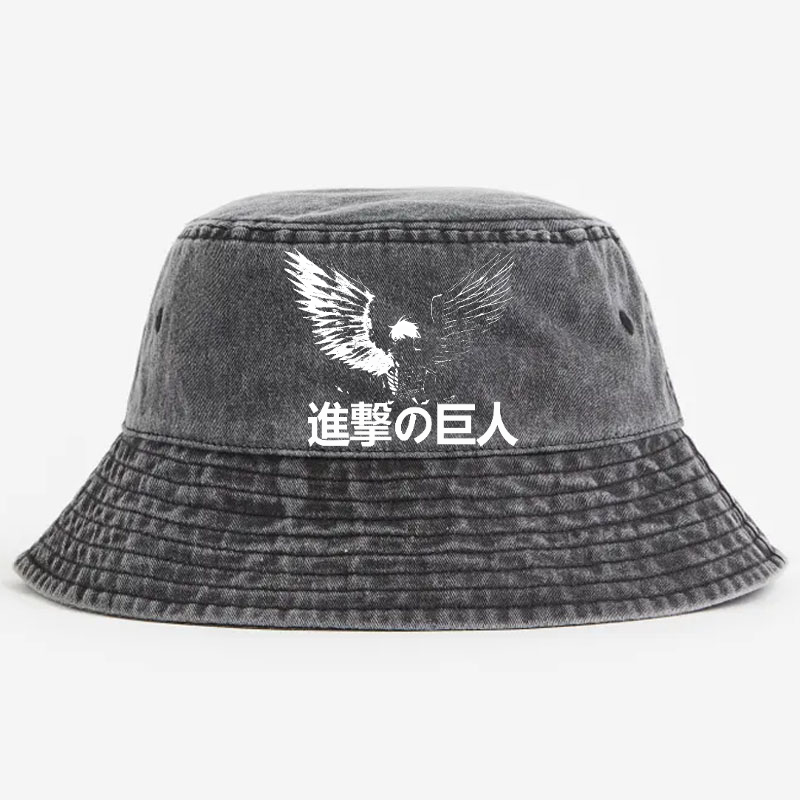 AOT Vintage 100% Cotton Bucket Hat