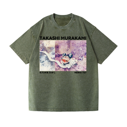 Japan Sunflower TM Vintage Wash Japanese Design T-Shirt