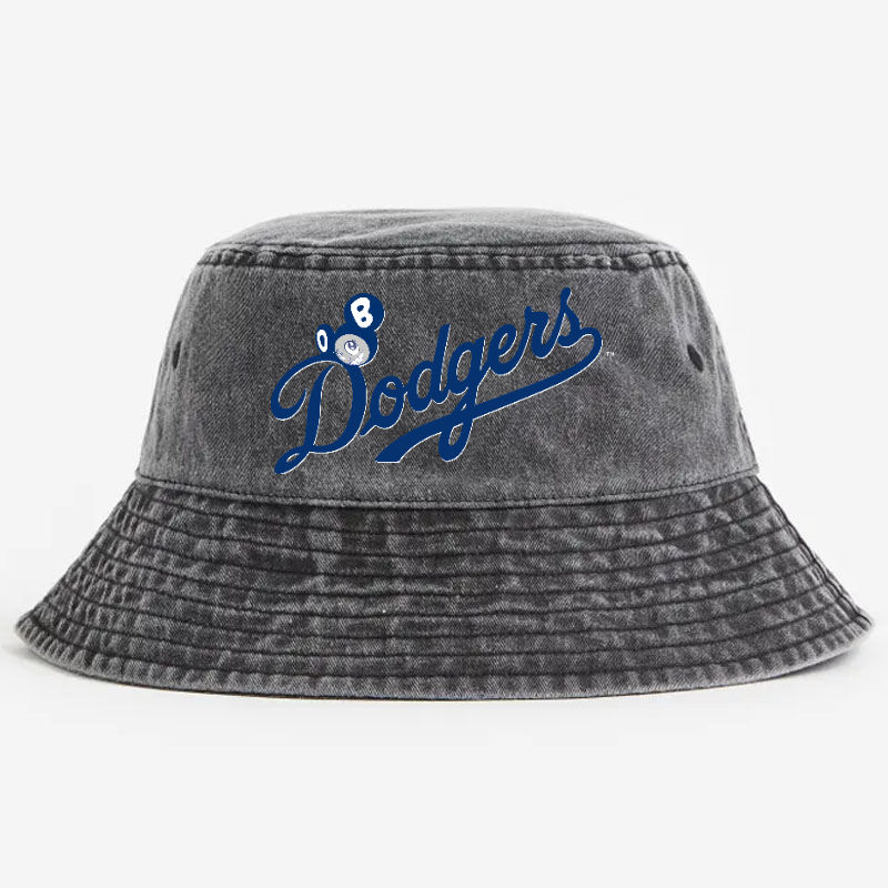 Dodgers Japan Sunflowe TM Vintage 100% Cotton Bucket Hat