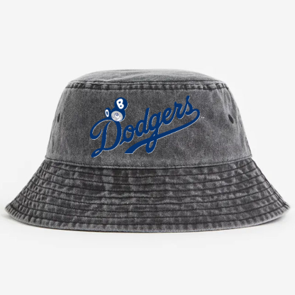 Dodgers Japan Sunflowe TM Vintage 100% Cotton Bucket Hat