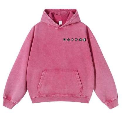 DB Son Goku Vintage Washed Cotton Back Art Hoodie