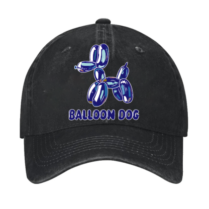 Koons Balloon Dog Vintage Cotton Cap