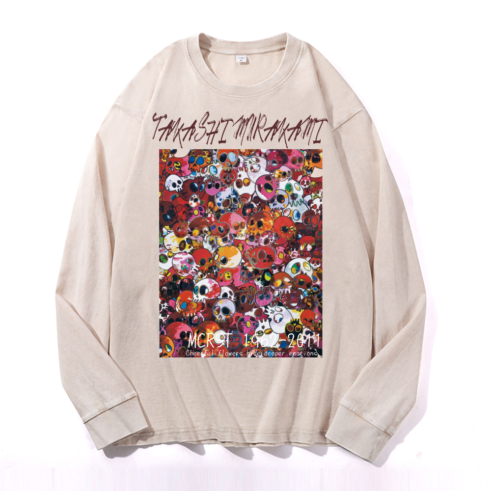 Sunflower TM Vintage Cotton Wash Crewneck Sweatshirt