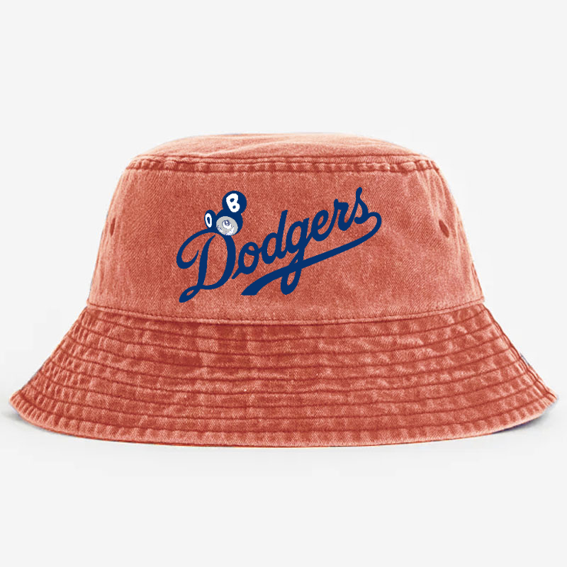Dodgers Japan Sunflowe TM Vintage 100% Cotton Bucket Hat