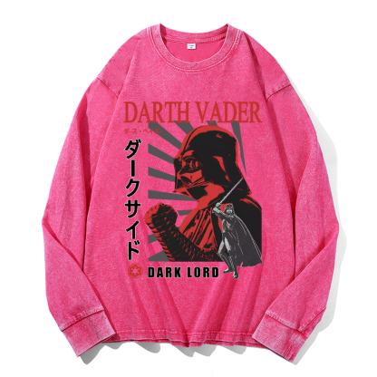 Star Wars Darth Vader Vintage Cotton Wash Long-sleeve T-shirt