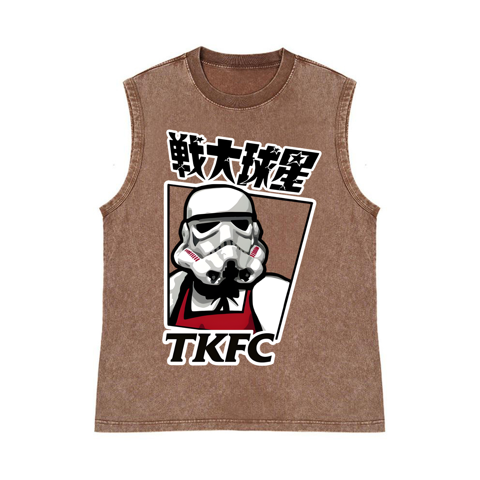 Star Wars TKFC Pure Cotton Wash-Dyed Sleeveless Tank Top