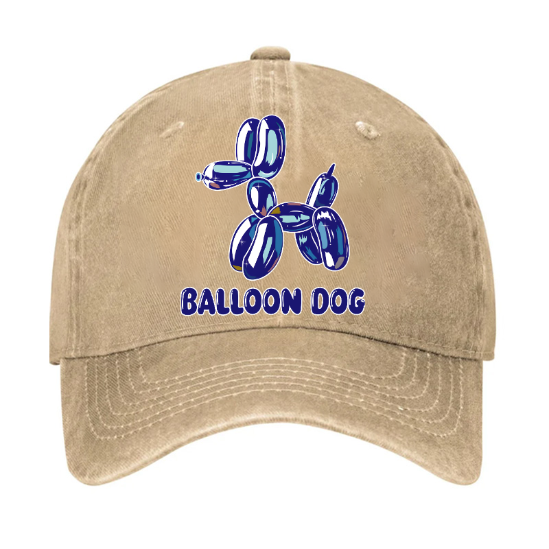 Koons Balloon Dog Vintage Cotton Cap