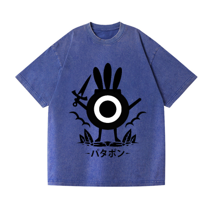 Patapon Vintage Wash Japanese Design T-Shirt