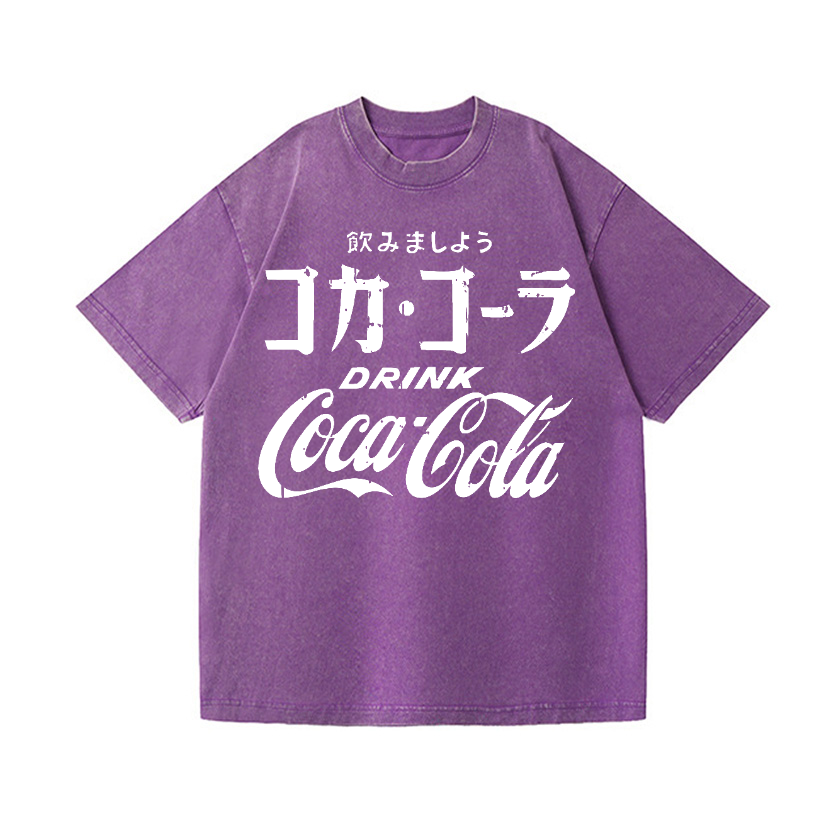 Coca-Cola Vintage Wash Japanese Design T-Shirt