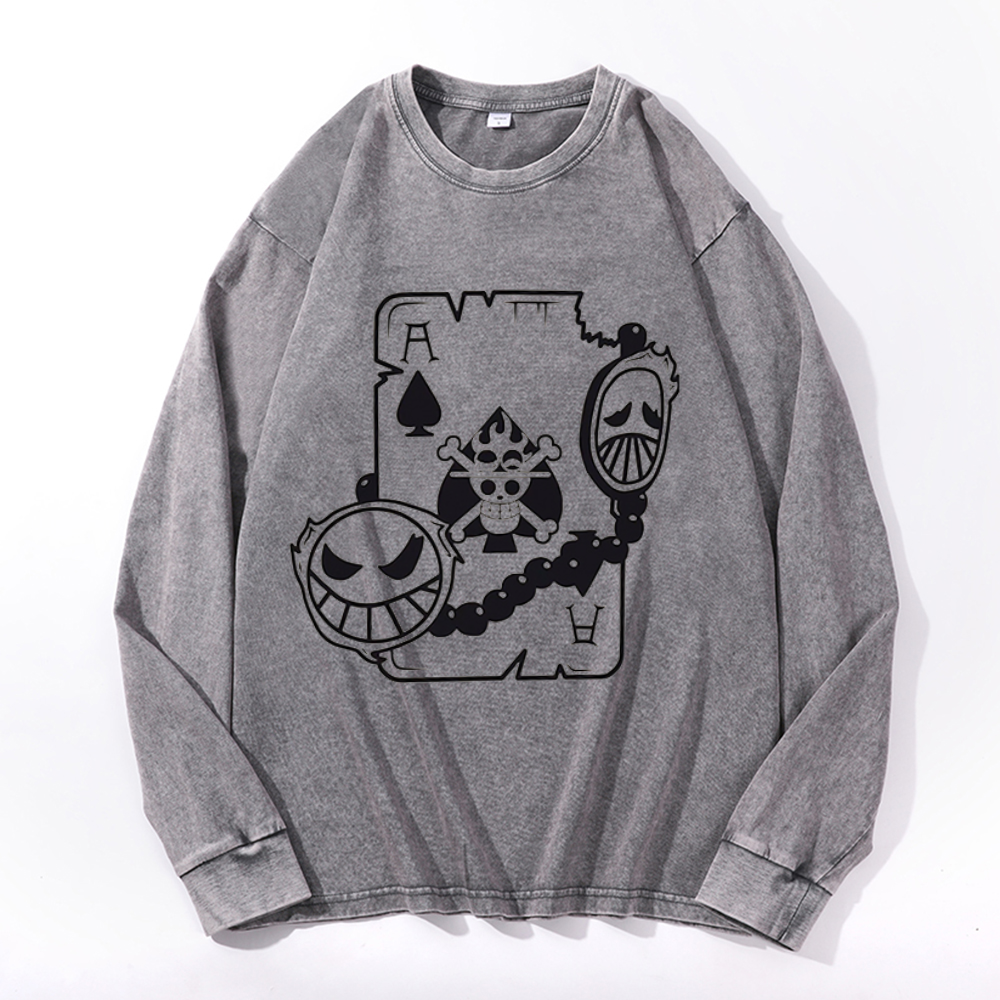 OP Vintage Cotton Wash Crewneck Sweatshirt