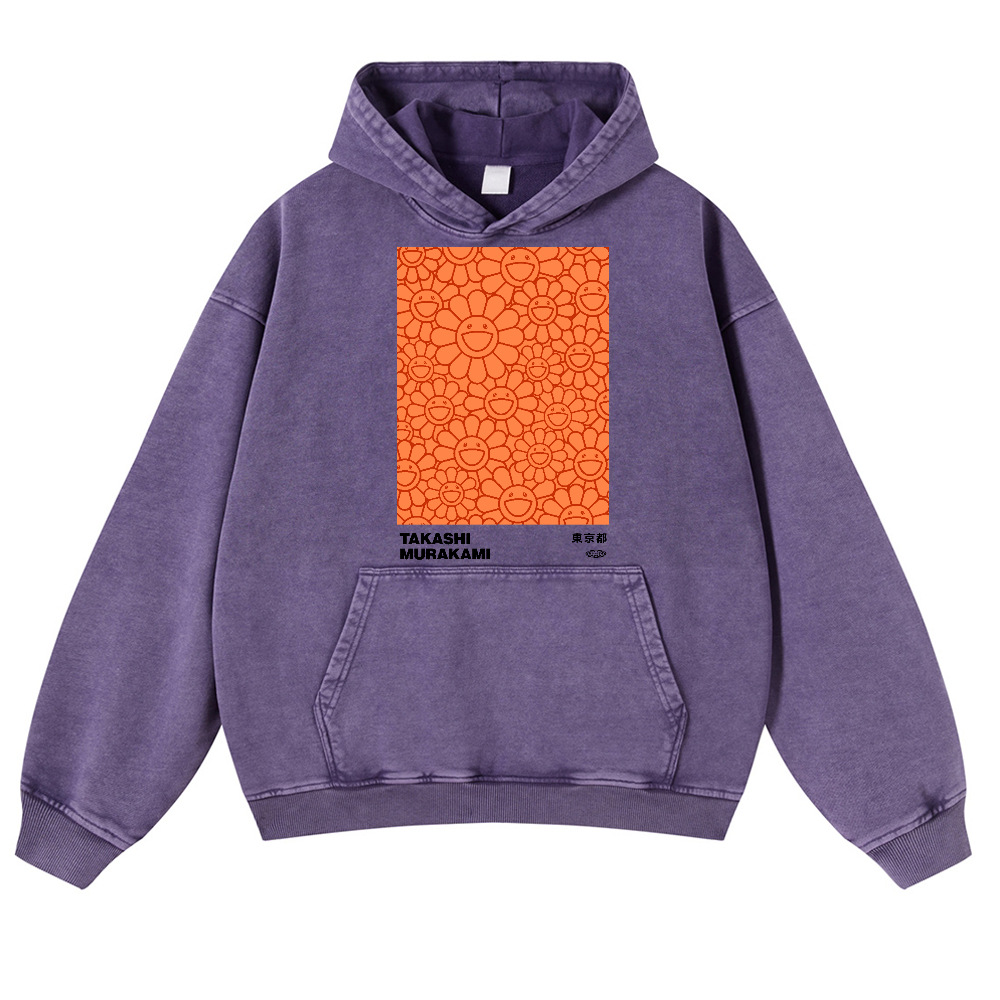 Sunflower TM Vintage Washed Thick Cotton Hoodie