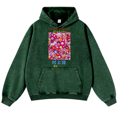Sunflower TM Vintage Washed Thick Cotton Hoodie