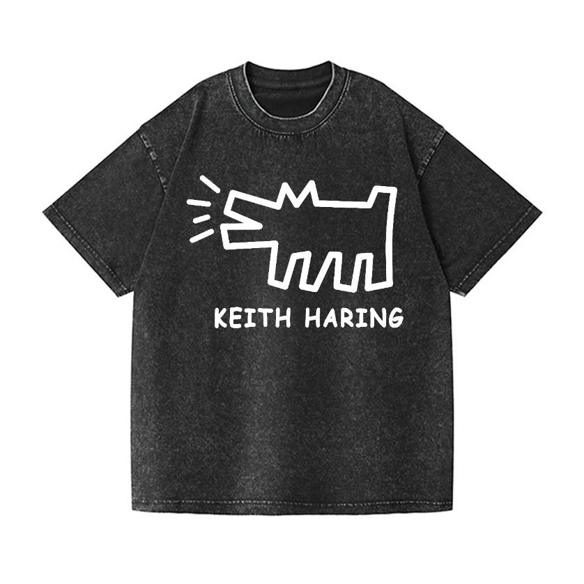 Keith Haring Vintage Wash Japanese Design T-Shirt